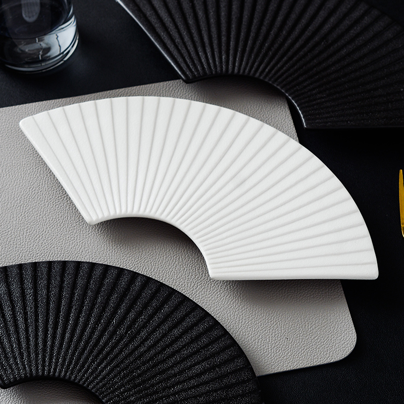 creative fan shaped plate series