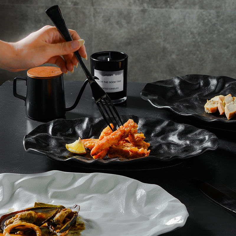 creative egg shaped plate series