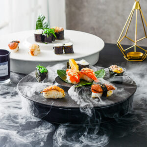 artistic dry ice plate series