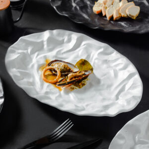 creative egg shaped plate series