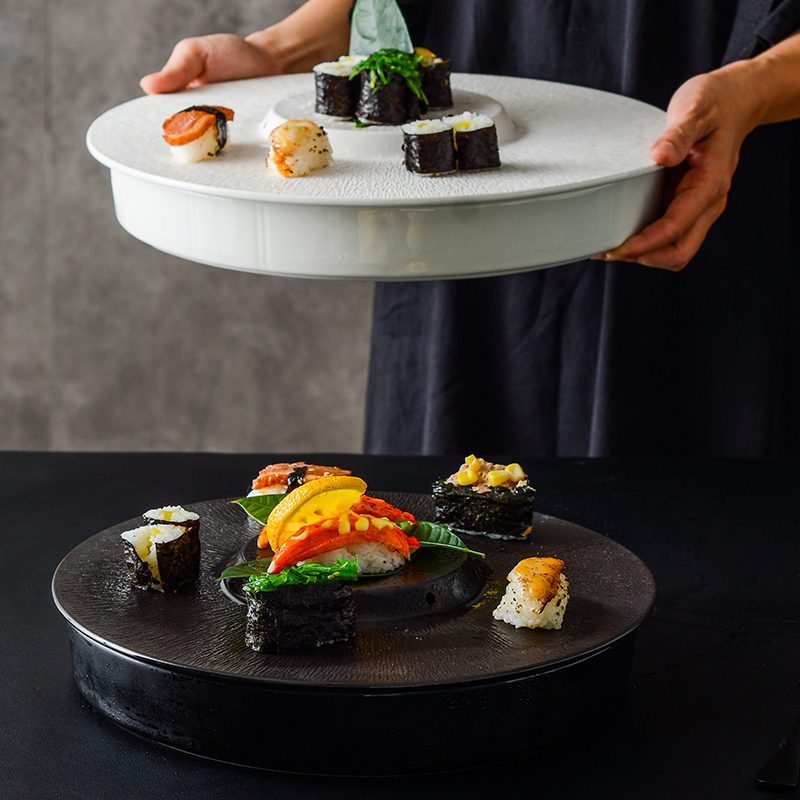 artistic dry ice plate series