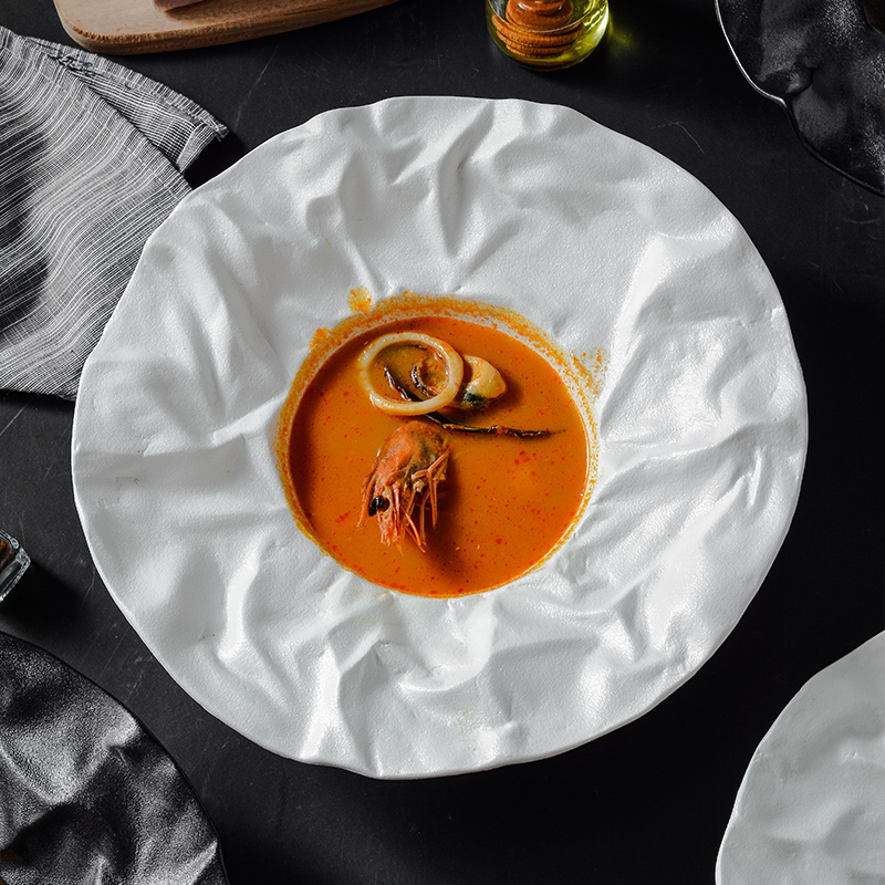 creative straw hat plate series