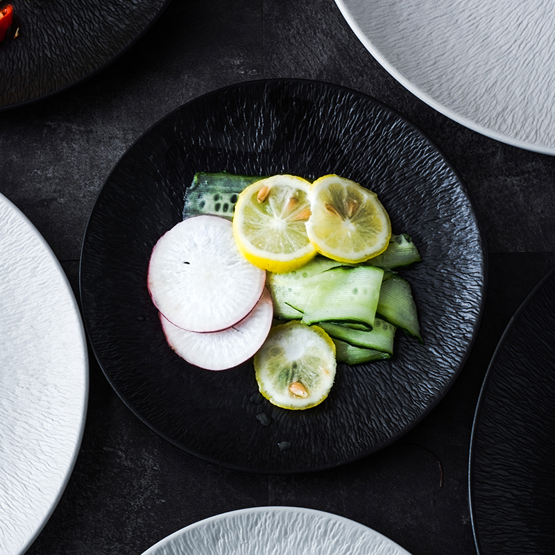 creative rock layer dinner plate