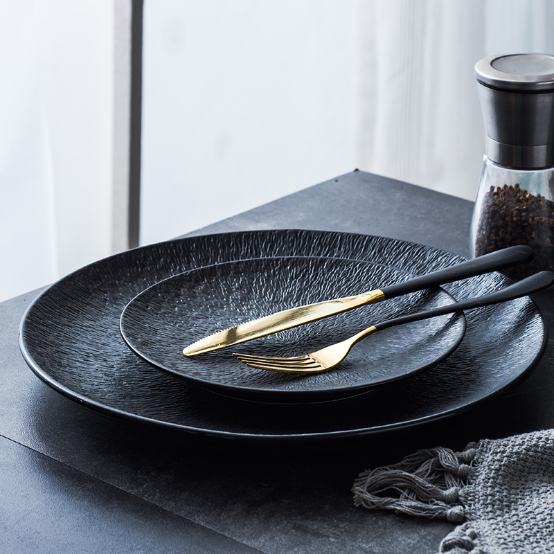 creative rock layer dinner plate